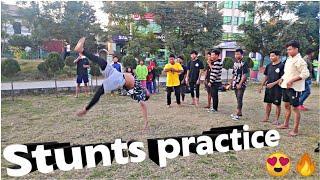 Tricking / Flips / Tumbling practice || Kathmandu gathering practice 