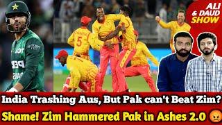 Pak Shameful Lost Against Zimbabwe by 80 Runs in Ashes 2.0 | Learn from India Winning in Aus