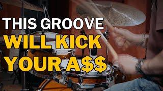 This Keith Carlock's Groove Kicked Me HARD! - Funk Drumming Groove Lesson