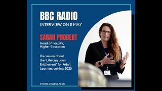 Sarah Probert interview by BBC on 11.5