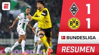 RESUMEN: Monchengladbach y Borussia Dortmund se reparten los puntos en el Borussia-Park | Bundesliga