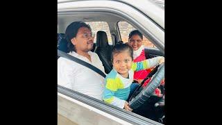 family k sath Pehli baar Car Chalaye Ayaan Babu #cutebaby #driving #babylover #car #dadipota