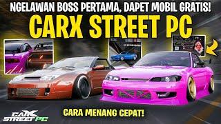 UPGRADE MOBIL BARU SAMPE NGALAHIN BOSS PERTAMA - CarX Street PC Gameplay Indonesia