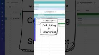 Cell Linking in Smartsheet #smartsheet #tutorials #spreadsheetsolutions #spreadsheet