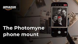 The Photomyne phone mount