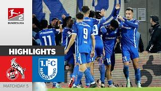 Magdeburg Turns The Game Around!  | 1. FC Köln - 1.FC Magdeburg 1-2 | Highlights | Matchday 5