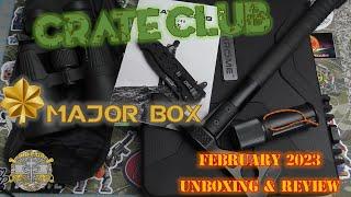 Crate Club Major's Box February 2023 - Unboxing & Review