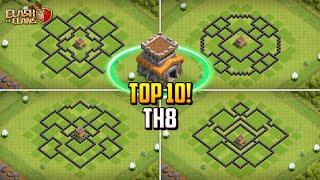 BEST Town Hall 8 (TH8) Hybrid/Farming Base Layout + Copy Link 2023 | Clash of Clans