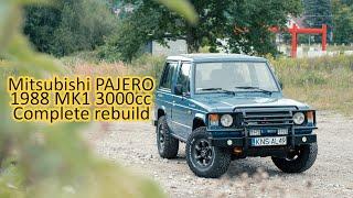 1988 Mitsubishi Pajero 3000cc - full restoration project