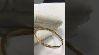 Real Gold Cartier Love Bracelet Small Model #18kbracelet