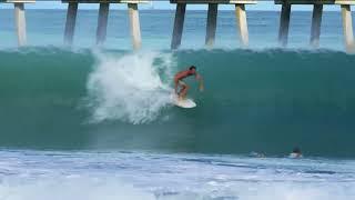 One wave of Oliver Kurtz surfing in south Florida 11/17/2023