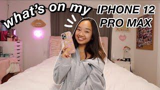 WHAT'S ON MY IPHONE 12 PRO MAX *updated* | Nicole Laeno