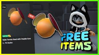 [VPN needed] New FREE LIMITED UGC items , How to get FREE UGC ITEM Table Tennis Head on ROBLOX