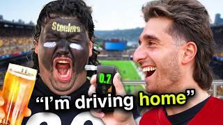 I Breathalyzed The Drunkest NFL Fans | BUZZIN ACROSS AMERICA