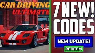 RELEASENEW UPDATE CODES CAR DRIVING ULTIMATE ROBLOX CODES 2024 - CDU CODES