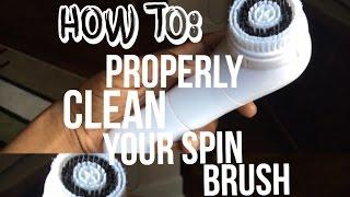 HOW I CLEAN MY SPINBRUSH| AllaijaBriann