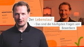 Der Lebenslauf - die häufigsten Fragen von Bewerbern | JobwareTV