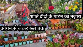 Beautiful Garden Overview with Shanti Mandal || Garden Decoration with Flowers