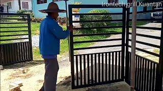 Build Folding Gate Without Rail