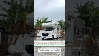 The relaxed RV life suddenly encountered typhoon and heavy rain weather