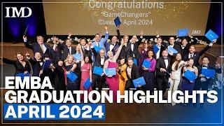 IMD EMBA Graduation: April 2024