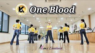 One Blood linedance 중급라인댄스 킴스라인댄스[Choreo:Roy Hadisubroto, Shane McKeever & Jo Thompson Szymanski]