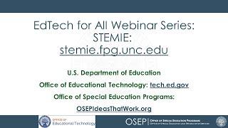 EdTech for All Webinar Series: STEMIE