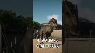 TOP 5 INDOMINUS REX SKINS IN LESS THAN 30 SECONDS | Jurassic World Evolution 2 #shorts