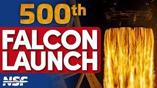  SpaceX Falcon 9 Launches Starlink Group 12-19 - The 500th Falcon Mission