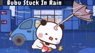 Bubu got STUCK in the Heavy Rain️️ |Will Dudu be able to rescue her??| |Bubuanddudu|