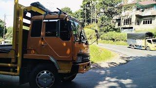 GAWAT TRUCK FUSO 6X4 HD BAWAH BESI ULIR GAGAL DI TIKUNGAN TAJAM