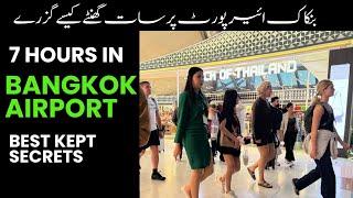 4K Navigating Bangkok Airport like a Pro || 7 Hours in Bangkok Airport || Budget Travel Hacks