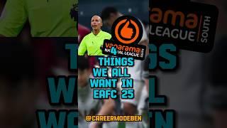 Features that NEED to be in EAFC 25 career mode