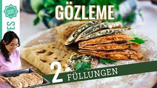 We were craving Turkish flatbread!  | Gözleme Recipe 2 delicious fillings