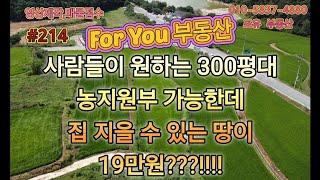 포항부동산 신광 냉수리 큰 도로에서 바로 보이는 300평대 토지매매