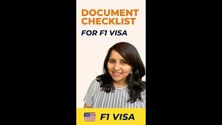 Must see document checklist for F1 visa | Fall 2021