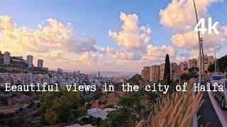 Beautiful views in the city of Haifa | Neve Shaanan Haifa Israel | 4k