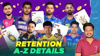 IPL 2025 - Retentions : A-Z Details , Auction | Cricket Fatafat | EP 1355 | MY Cricket Production