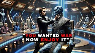 Galactic Empire Broke the Peace, Human Diplomat Answered with Absolute Rage |  Best HFY Stories