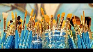 Ultimate Paintbrush Guide! All About Acrylic Painting Brushes! LIVE Q&A