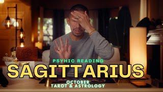 SAGITTARIUS IM SCARED TO TELL YOU THIS! OCTOBER TAROT HOROSCOPE