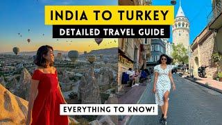 India to Turkey Travel Guide | Flight, Budget, Visa, Currency | Turkey Trip | Hot Air Balloon Ride