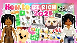 How to BE RICH *2025* in Adopt Me! (FAST & EASY)