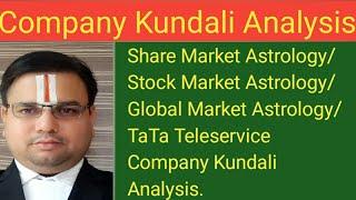 Share Market Astrology/Stock Market Astrology/Tata Teleservice Company kundali Analysis.