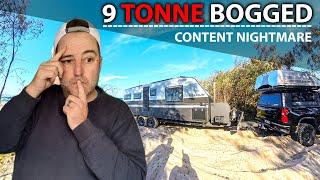 4X4 BEACH CAMPING AND CARAVANNING|BOGGED|ISLAND CAMPING|GETTING YOUR CARAVAN ON THE BEACH