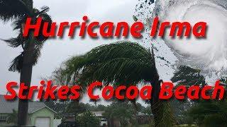 Hurricane Irma Hits Cocoa Beach Florida in 4k Ultra HD