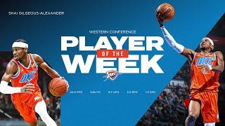 SGA Named NBA Western Conference Player of the Week | Highlights | March 10, 2024 | OKC Thunder