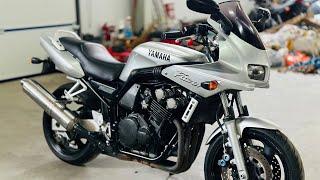 Yamaha FAZER 600 из Европы. Холодный запуск 