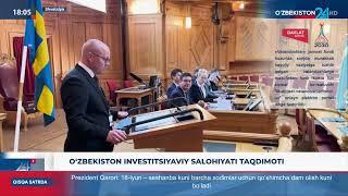 Axborot 24. O‘zbekiston investitsiyaviy salohiyati taqdimoti