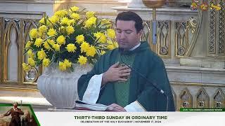 LIVE: 33rd SUNDAY IN ORDINARY TIME | NOVEMBER 17, 2024